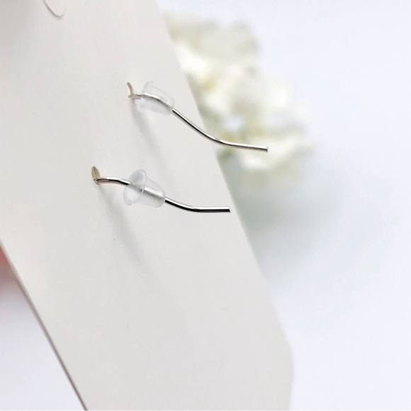 Bali Style Openwork Filigree Silver Tone Hoop Earring Lot Crescent Huggie Boho - Picture 7 of 15